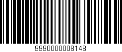Código de barras (EAN, GTIN, SKU, ISBN): '9990000008148'