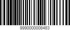 Código de barras (EAN, GTIN, SKU, ISBN): '9990000008483'