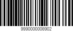 Código de barras (EAN, GTIN, SKU, ISBN): '9990000008902'