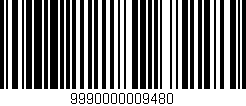 Código de barras (EAN, GTIN, SKU, ISBN): '9990000009480'