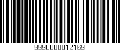 Código de barras (EAN, GTIN, SKU, ISBN): '9990000012169'