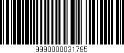 Código de barras (EAN, GTIN, SKU, ISBN): '9990000031795'