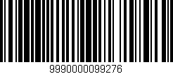 Código de barras (EAN, GTIN, SKU, ISBN): '9990000099276'