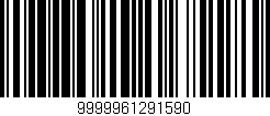 Código de barras (EAN, GTIN, SKU, ISBN): '9999961291590'