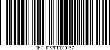Código de barras (EAN, GTIN, SKU, ISBN): '9N0HF67PP000157'