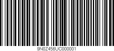 Código de barras (EAN, GTIN, SKU, ISBN): '9N0Z456UC000001'