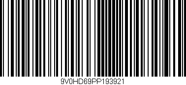 Código de barras (EAN, GTIN, SKU, ISBN): '9V0HD69PP193921'