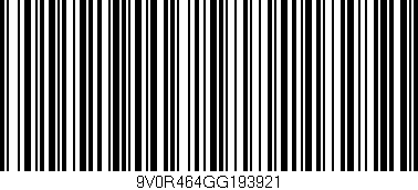 Código de barras (EAN, GTIN, SKU, ISBN): '9V0R464GG193921'
