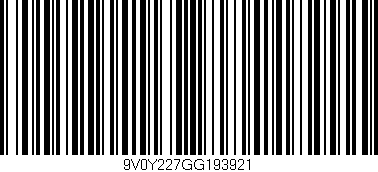 Código de barras (EAN, GTIN, SKU, ISBN): '9V0Y227GG193921'