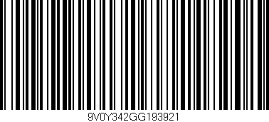 Código de barras (EAN, GTIN, SKU, ISBN): '9V0Y342GG193921'
