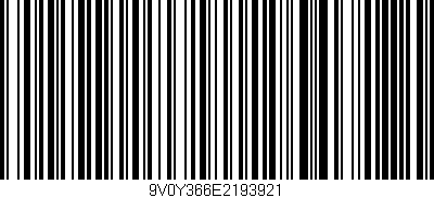 Código de barras (EAN, GTIN, SKU, ISBN): '9V0Y366E2193921'