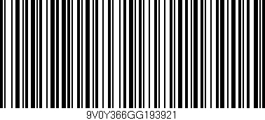 Código de barras (EAN, GTIN, SKU, ISBN): '9V0Y366GG193921'
