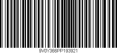 Código de barras (EAN, GTIN, SKU, ISBN): '9V0Y366PP193921'