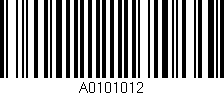 Código de barras (EAN, GTIN, SKU, ISBN): 'A0101012'