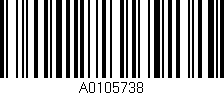 Código de barras (EAN, GTIN, SKU, ISBN): 'A0105738'