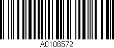 Código de barras (EAN, GTIN, SKU, ISBN): 'A0106572'
