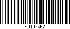Código de barras (EAN, GTIN, SKU, ISBN): 'A0107467'