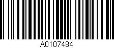 Código de barras (EAN, GTIN, SKU, ISBN): 'A0107484'