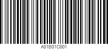 Código de barras (EAN, GTIN, SKU, ISBN): 'A01B01C001'
