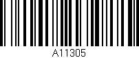 Código de barras (EAN, GTIN, SKU, ISBN): 'A11305'