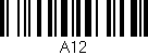 Código de barras (EAN, GTIN, SKU, ISBN): 'A12'