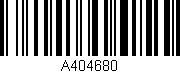 Código de barras (EAN, GTIN, SKU, ISBN): 'A404680'