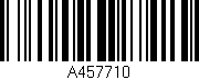 Código de barras (EAN, GTIN, SKU, ISBN): 'A457710'