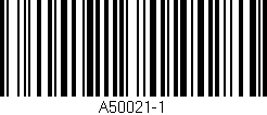 Código de barras (EAN, GTIN, SKU, ISBN): 'A50021-1'