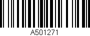 Código de barras (EAN, GTIN, SKU, ISBN): 'A501271'