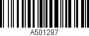 Código de barras (EAN, GTIN, SKU, ISBN): 'A501287'