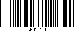 Código de barras (EAN, GTIN, SKU, ISBN): 'A50191-3'