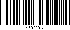 Código de barras (EAN, GTIN, SKU, ISBN): 'A50330-4'