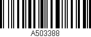 Código de barras (EAN, GTIN, SKU, ISBN): 'A503388'