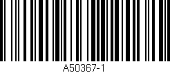 Código de barras (EAN, GTIN, SKU, ISBN): 'A50367-1'