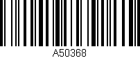 Código de barras (EAN, GTIN, SKU, ISBN): 'A50368'
