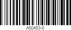 Código de barras (EAN, GTIN, SKU, ISBN): 'A50453-0'