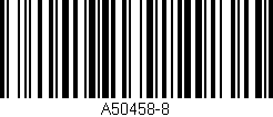 Código de barras (EAN, GTIN, SKU, ISBN): 'A50458-8'