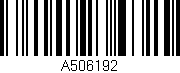 Código de barras (EAN, GTIN, SKU, ISBN): 'A506192'