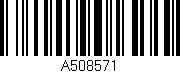 Código de barras (EAN, GTIN, SKU, ISBN): 'A508571'