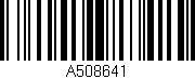 Código de barras (EAN, GTIN, SKU, ISBN): 'A508641'