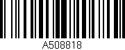Código de barras (EAN, GTIN, SKU, ISBN): 'A508818'
