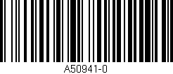 Código de barras (EAN, GTIN, SKU, ISBN): 'A50941-0'