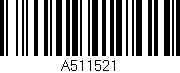 Código de barras (EAN, GTIN, SKU, ISBN): 'A511521'
