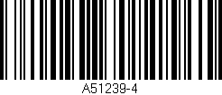 Código de barras (EAN, GTIN, SKU, ISBN): 'A51239-4'