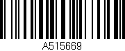 Código de barras (EAN, GTIN, SKU, ISBN): 'A515669'