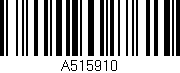 Código de barras (EAN, GTIN, SKU, ISBN): 'A515910'