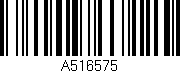 Código de barras (EAN, GTIN, SKU, ISBN): 'A516575'