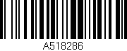 Código de barras (EAN, GTIN, SKU, ISBN): 'A518286'