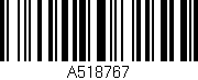 Código de barras (EAN, GTIN, SKU, ISBN): 'A518767'