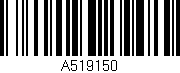 Código de barras (EAN, GTIN, SKU, ISBN): 'A519150'